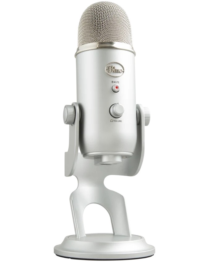 Настолен микрофон Logitech Blue Yeti Настолен микрофон Logitech Blue Yeti - 20 Hz - 20 kHz, USB, 2 m кабел -