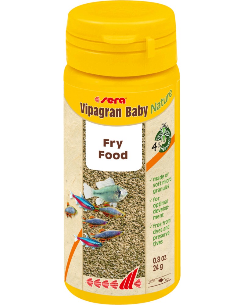     sera Vipagran Baby - 24 g,   Nature - 