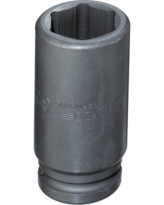 Удължена ударна вложка 1/2" Heyco CR-Mo Удължена ударна вложка 1/2" Heyco CR-Mo - С диаметър ∅ 18 - 24 mm -