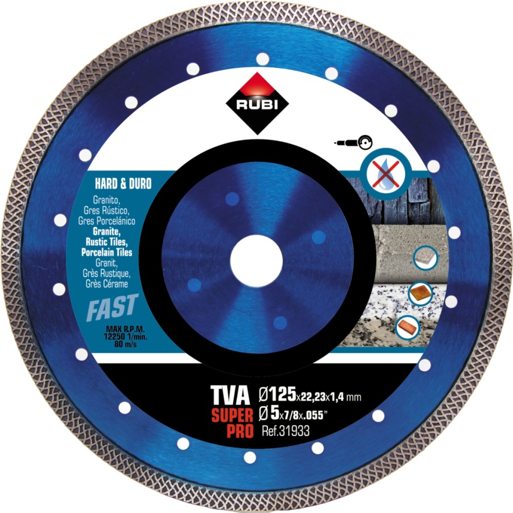      Rubi Turbo Viper TVA - ∅ 125 / 1.4 / 22.23 mm   SuperPro - 