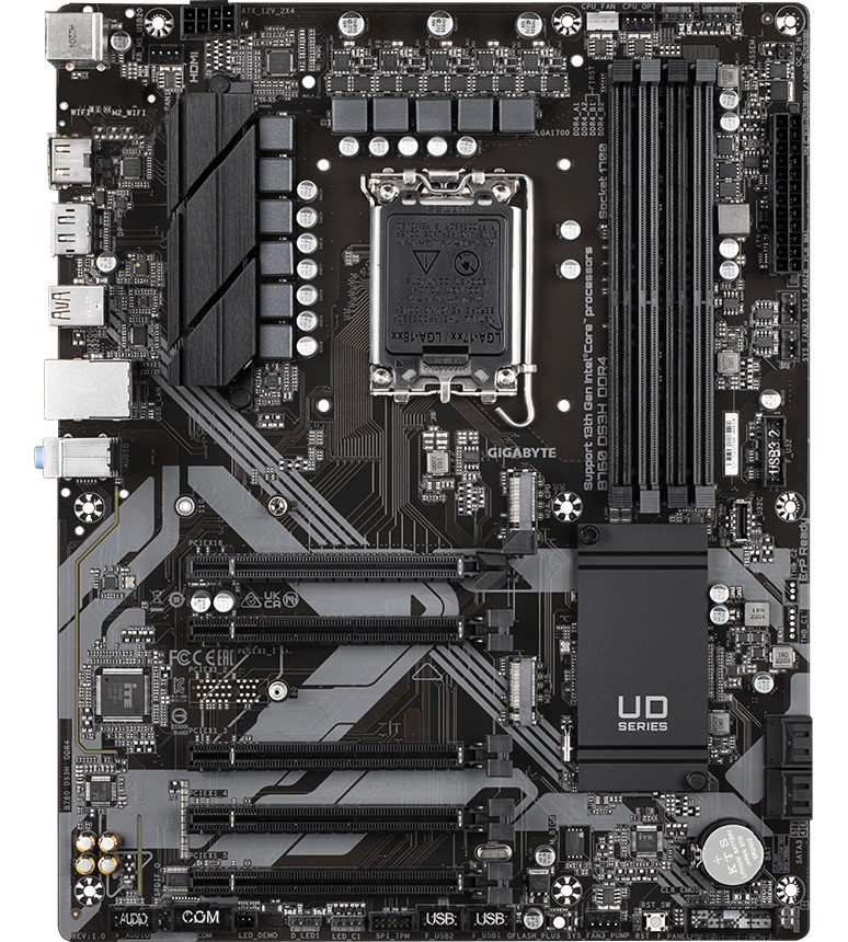 Дънна платка Gigabyte B760 DS3H Дънна платка Gigabyte B760 DS3H - LGA 1700, Intel B760, DDR4, ATX -