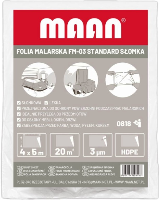   Maan - 4 x 5 m   3 m - 