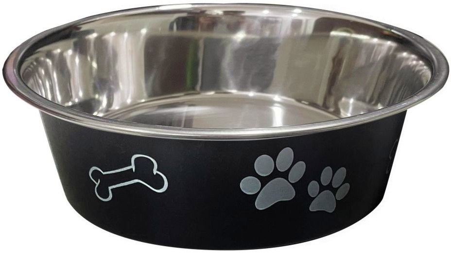 Метална купа за кучета и котки anipro Paws Метална купа за кучета и котки anipro Paws - 0.2 ÷ 2.6 l, от колекцията No Slip - купичка