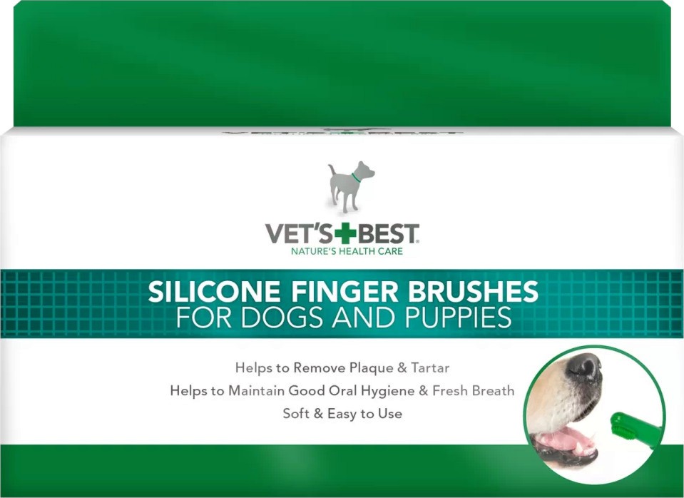      Vet's Best Dental Finger Brush - 5  - 