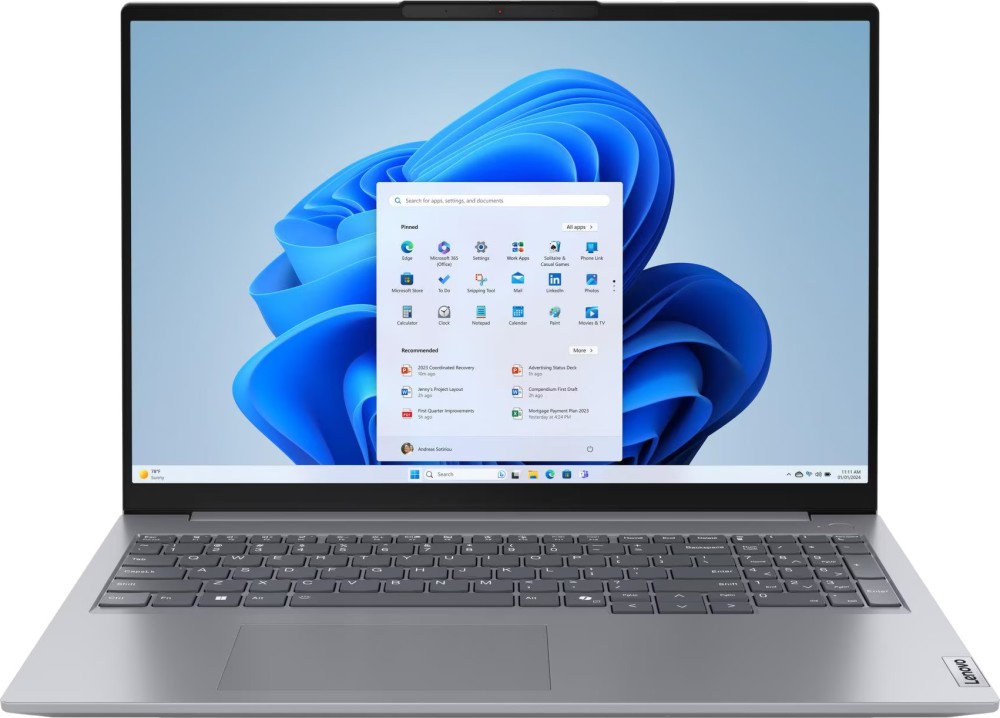 ������ Lenovo ThinkBook 16 G7 - AMD Ryzen 5 7535HS 3.3 GHz, 16'' IPS 1920 x 1200, 60 Hz, 16 GB RAM DDR5, 512 GB SSD, FreeDOS - 