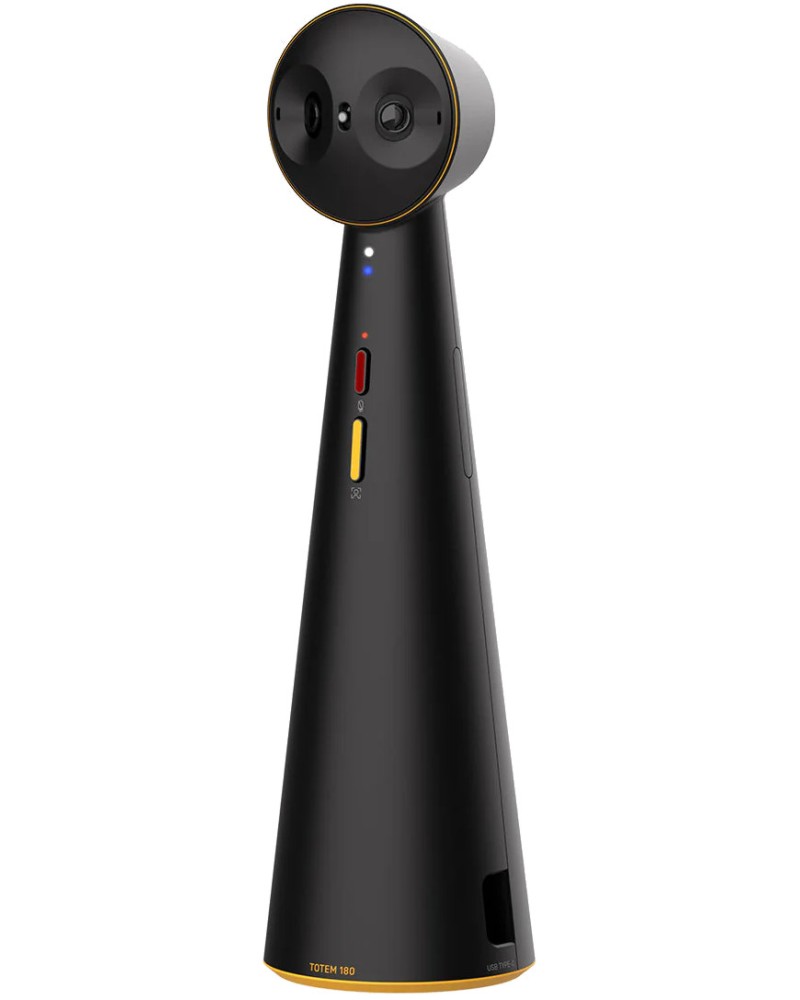 Видеоконферентна система IPEVO Totem 180 Видеоконферентна система IPEVO Totem 180 - С микрофон, 1080p, 180°, 5 m, USB-C -