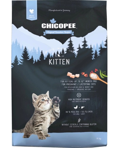    CHICOPEE Kitten - 8 kg,   Holistic Nature Line,  2   1  - 