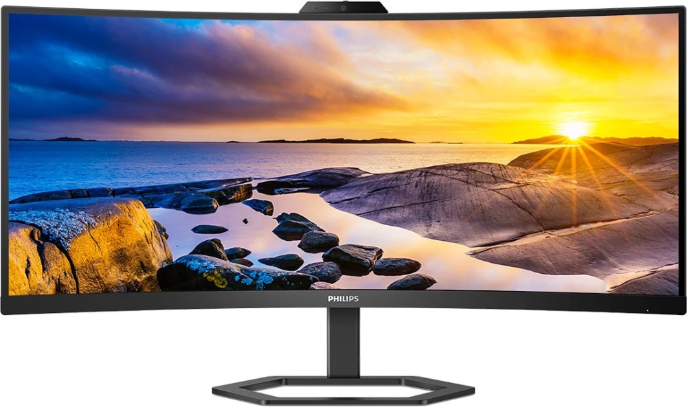 Монитор Philips 34E1C5600HE Монитор Philips 34E1C5600HE - 34", VA, 100 Hz, 21:9, 3440 x 1440, 4 ms, HDMI, DisplayPort, USB-C -