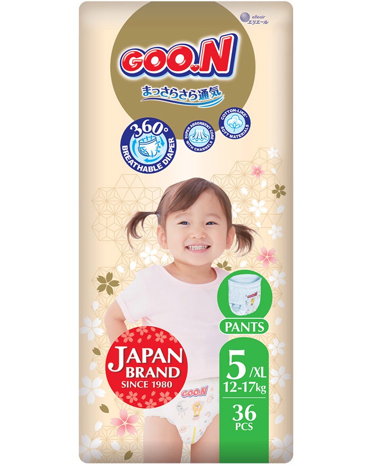  GOO.N Premium Soft 5 XL - 36 ,   12-17 kg - 