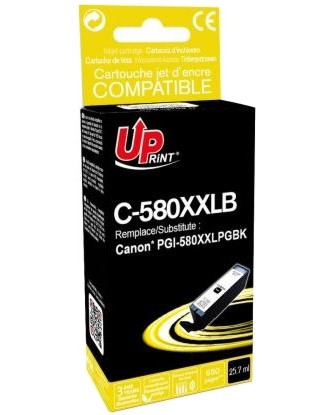 Касета с мастило за принтер UPrint C-580XXL Black Касета с мастило за принтер UPrint C-580XXL Black - 650 страници -