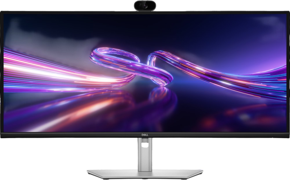Монитор Dell P3426WEV Монитор Dell P3426WEV - 34.1", Fast IPS, 100 Hz, 16:9, 3440 x 1440, 1 ms, HDMI, DisplayPort, USB-C, RJ45, Webcam -