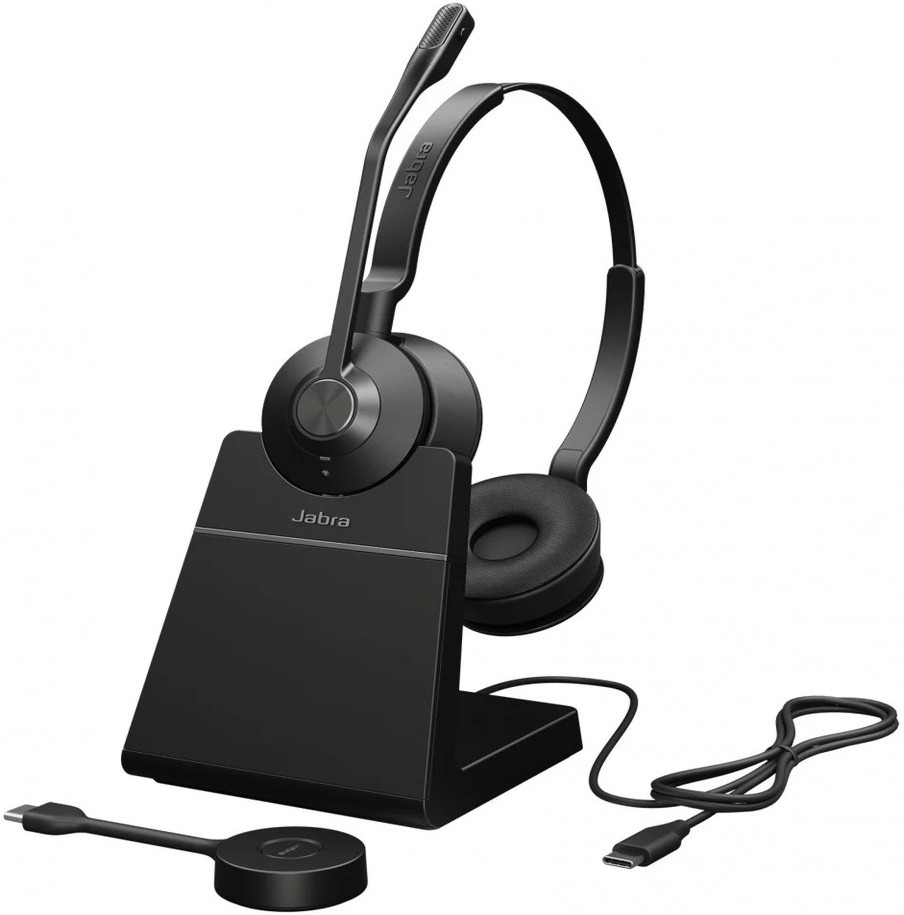 Професионални безжични слушалки Jabra Engage 55 SE Професионални безжични слушалки Jabra Engage 55 SE - Със зареждаща стойка -