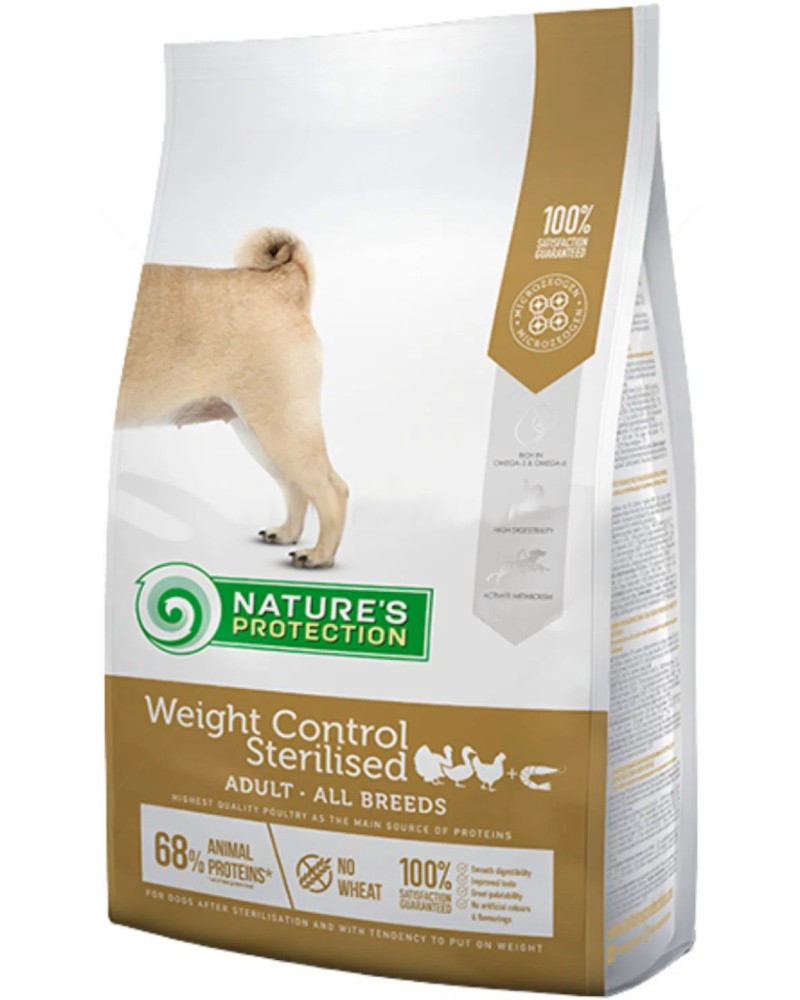          NATURE'S PROTECTION All Breeds Adult Weight Control Sterilised - 4  12 kg,  ,   ,  1  - 