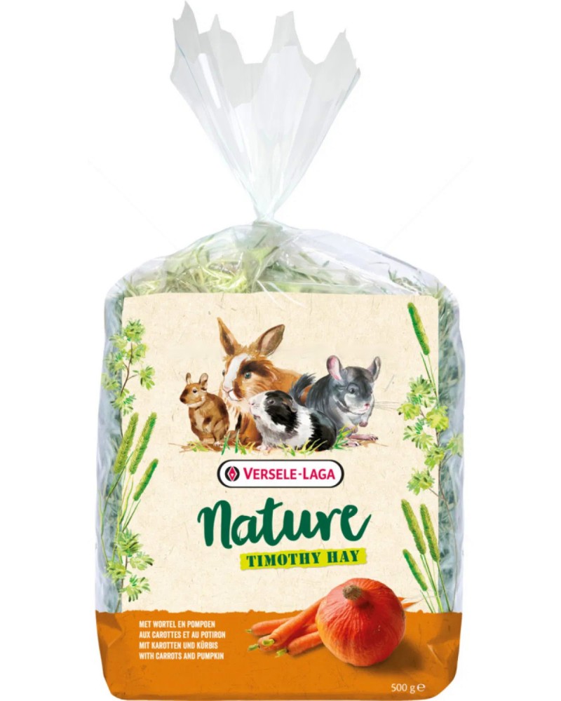      VERSELE LAGA Timothy Hay Carrot & Pumpkin - 500 g,   ,   ,   Nature - 