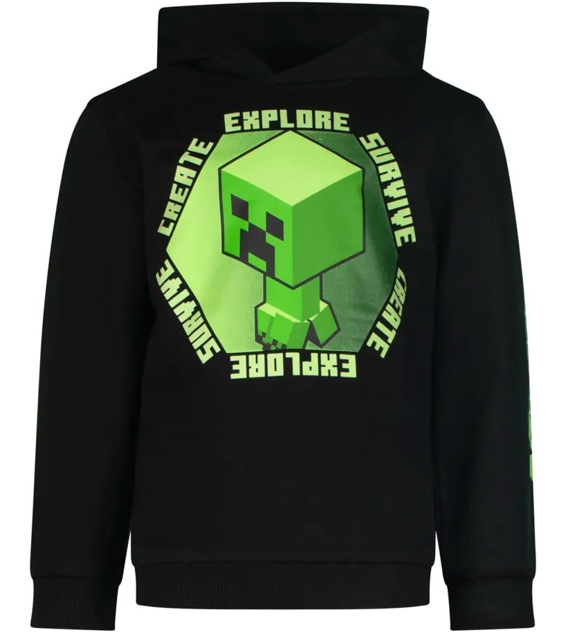 Детски суитшърт Creeper Explore Детски суитшърт Creeper Explore - На тема Minecraft, размер 116 - продукт