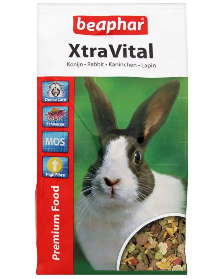 Храна за зайчета Beaphar Xtra Vital Rabbit Храна за зайчета Beaphar Xtra Vital Rabbit - 1 и 2.5 kg - храна