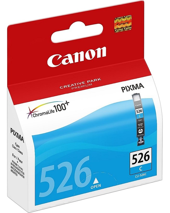 ������ � ������� �� ������� Canon CLI-526 Cyan - 2945 �������� - 
