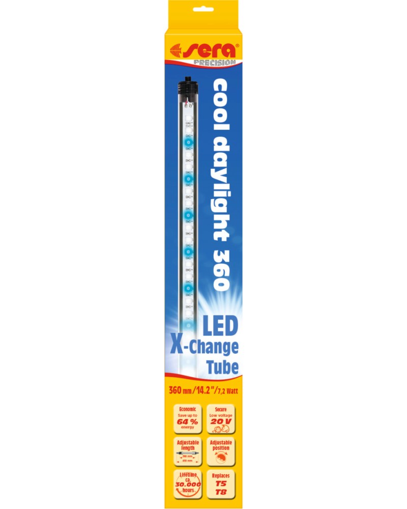     sera LED X-Change Tube Cool Daylight - 360 mm, 7.2 W, 392 lm,   - 