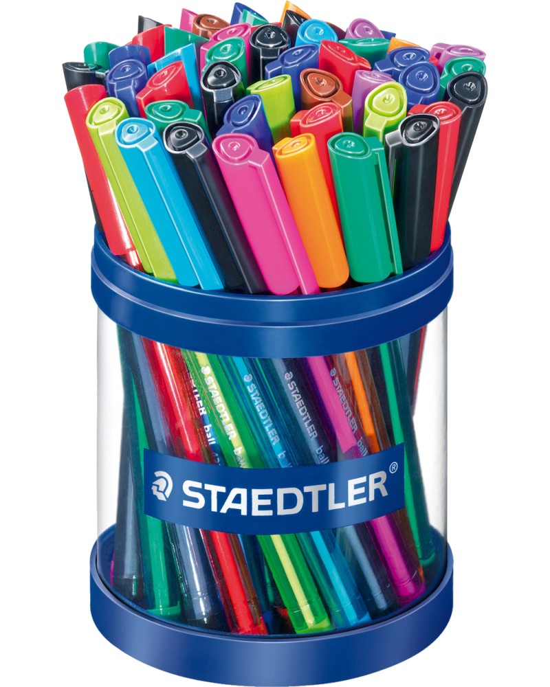 Цветни химикалки Staedtler 432 М Цветни химикалки Staedtler 432 М - 50 броя -