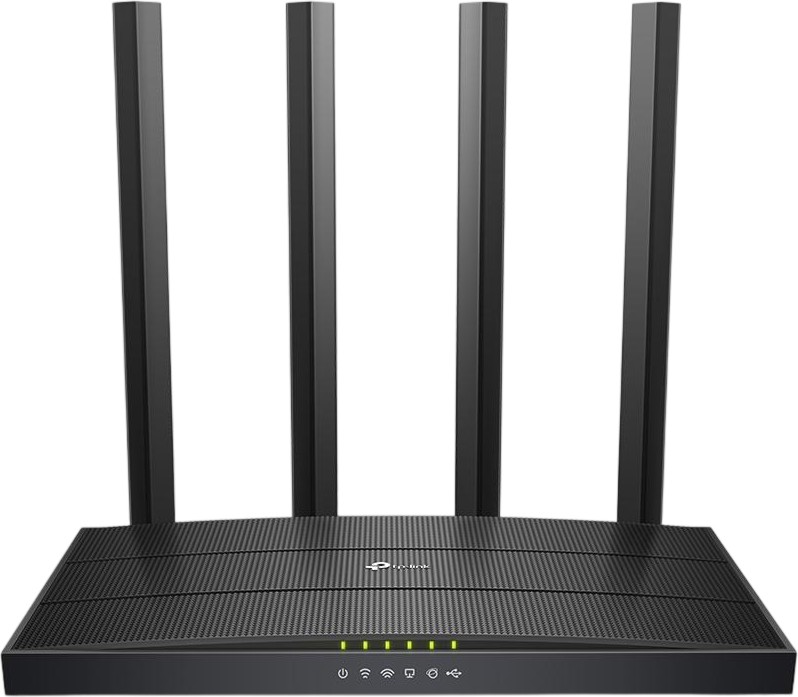 Безжичен рутер TP-Link Archer C6U AC1200 Безжичен рутер TP-Link Archer C6U AC1200 - 2.4 GHz (300 Mbps), 5 GHz (867 Mbps) -