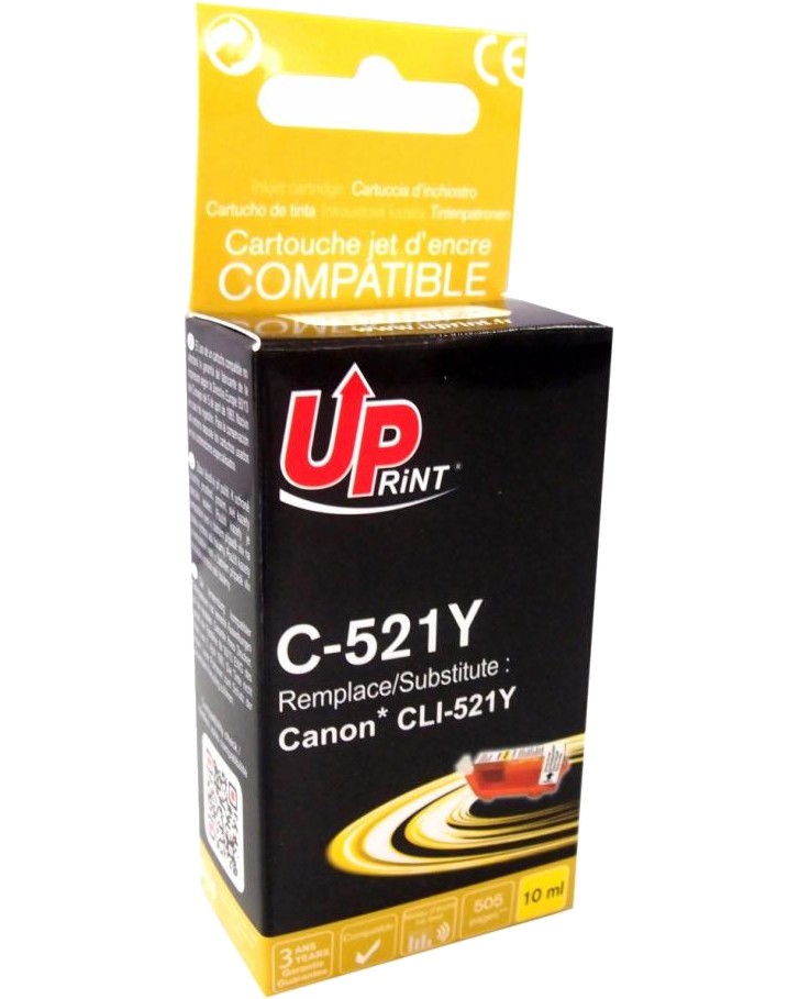 ������ � ������� �� ������� UPrint C-521 Yellow - 510 �������� - 