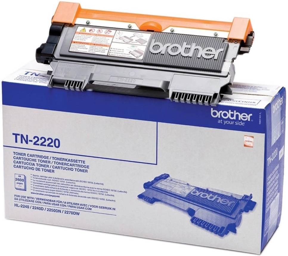 Тонер касета Brother TN-2220 Black Тонер касета Brother TN-2220 Black - 2600 страници -