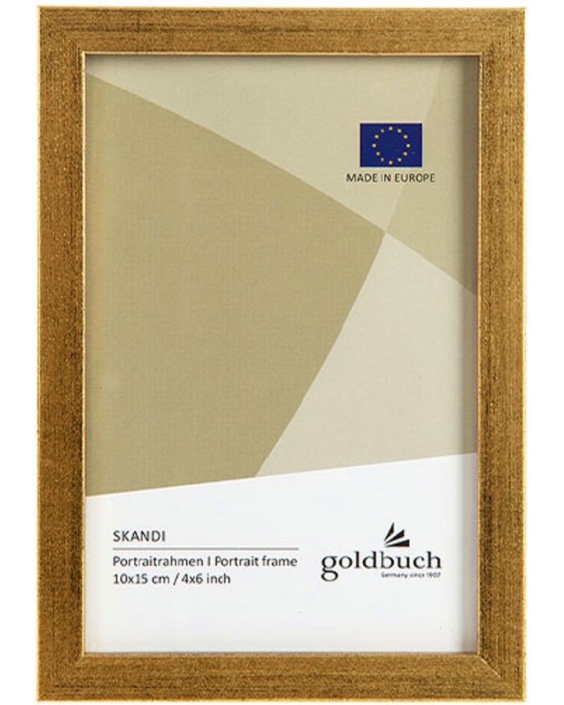 Дървена рамка за снимка Goldbuch Skandi Metalic Дървена рамка за снимка Goldbuch Skandi Metalic - 11.8 / 17 / 1.2 cm - продукт