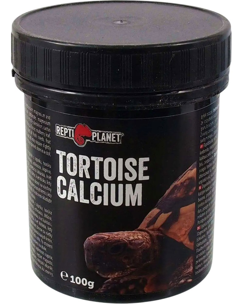 Хранителна добавка за костенурки REPTI PLANET Tortoise Calcium Хранителна добавка за костенурки REPTI PLANET Tortoise Calcium - 100 g, с калций, магнезий и билки - продукт