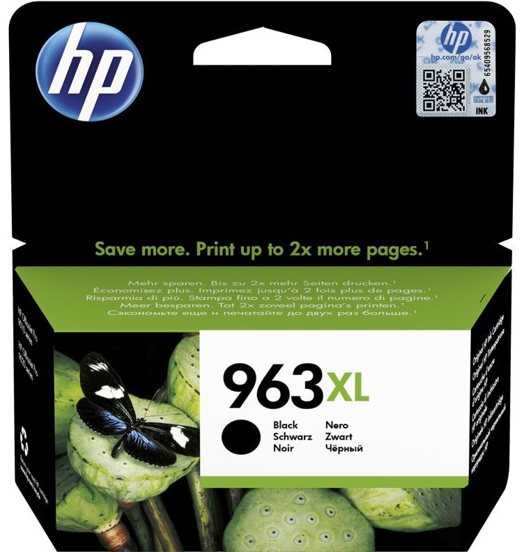 Касета с мастило за принтер HP 963 XL Black Касета с мастило за принтер HP 963 XL Black - 2000 страници -