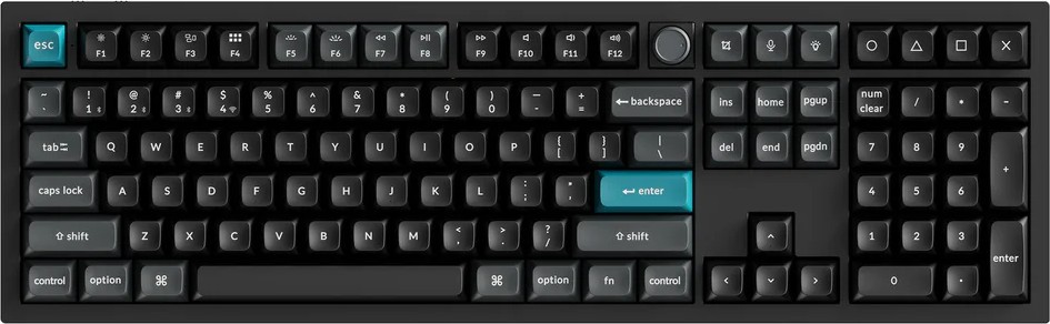 Безжична механична гейминг клавиатура Keychron Q6 Ultra 8K Безжична механична гейминг клавиатура Keychron Q6 Ultra 8K - 100%, Bluetooth, USB-C, RGB подсветка, ANSI Layout, Keychron Silk POM Brown Switch -