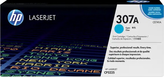 Тонер касета HP 307A Cyan Тонер касета HP 307A Cyan - 7300 страници -
