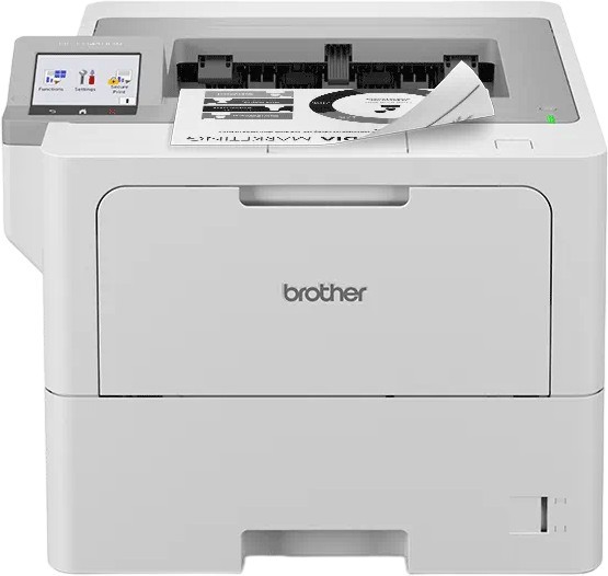 Лазерен монохромен принтер Brother HL-L6410DN Лазерен монохромен принтер Brother HL-L6410DN - 1200 x 1200 dpi, 50 pages/min, Wi-Fi, USB, A4, двустранен печат -