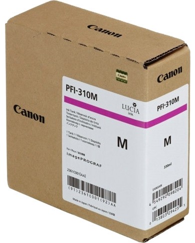 Касета с мастило за принтер Canon PFI-310 Magenta Касета с мастило за принтер Canon PFI-310 Magenta - 330 ml -