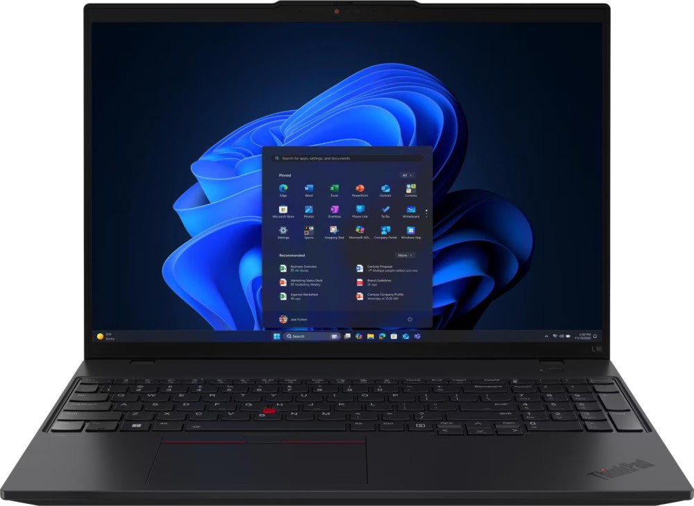 Лаптоп Lenovo ThinkPad L16 G2 Лаптоп Lenovo ThinkPad L16 G2 - Intel Core Ultra 5 225U 1.3 GHz, 16'' IPS 1920 x 1200, 60 Hz, 16 GB RAM DDR5, 512 GB SSD, Windows 11 Pro -