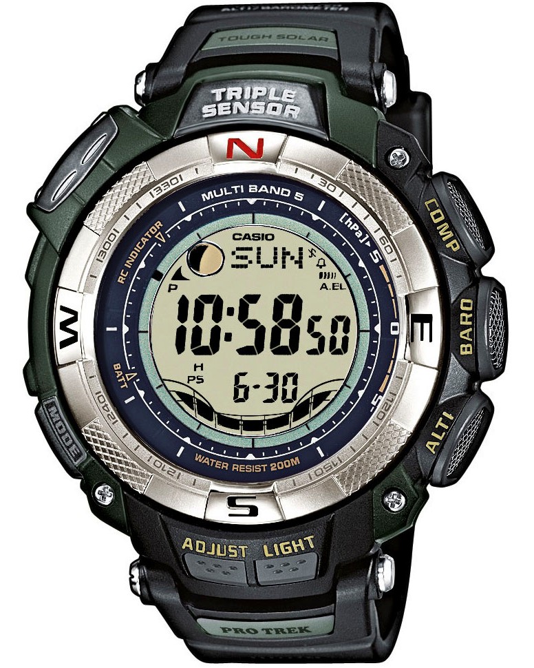 Casio - Pro Trek PRW-1500-1VER -   "Pro Trek" - 