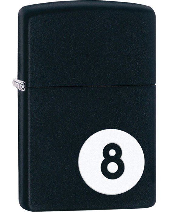 Ветроустойчива запалка Zippo 8-Ball Black Matte Ветроустойчива запалка Zippo 8-Ball Black Matte -