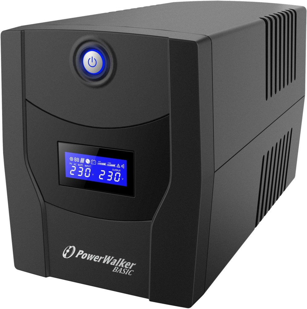 Непрекъсваемо токозахранващо устройство UPS PowerWalker VI 2200 STL Непрекъсваемо токозахранващо устройство UPS PowerWalker VI 2200 STL - 2200 VA, 1320 W, 2x 12V / 9Ah, 4x CEE 7/3 изхода, RJ-11/RJ-45 порта, USB, LCD дисплей, Line Interactive -
