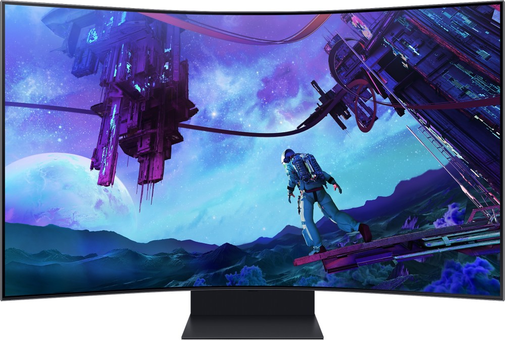 ������� Samsung Odyssey Ark 55CG970 - 55", VA, 165 Hz, 16:9, 3840 x 2160, 1 ms, HDMI, DisplayPort, Quantum HDR 32x, HDR10+, AMD FreeSync Premium Pro - 