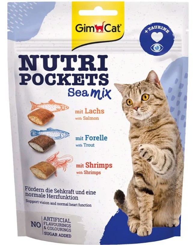    GimCat Nutri Pockets Sea Mix - 150 g,  , ,    - 