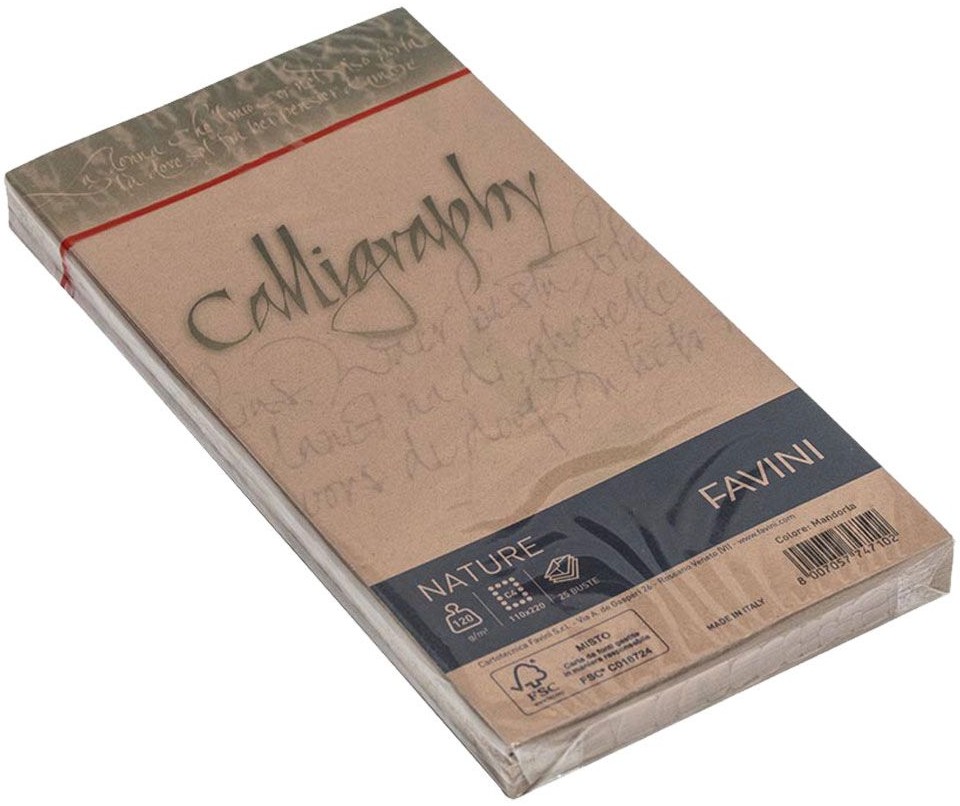 �������� ������� Favini Calligraphy - 25 ���� � ������ DL �� ������� Nature - 