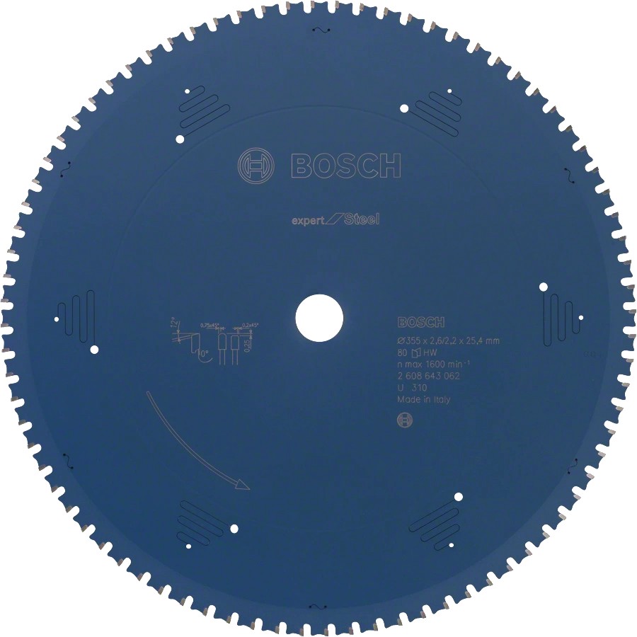     Bosch - ∅ 355 / 25.4 / 2.2 mm  80    Expert - 