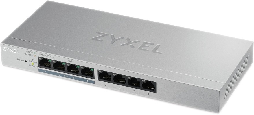  ZyXEL GS1200-8HPv2 - 8 , 1000 Mbps - 