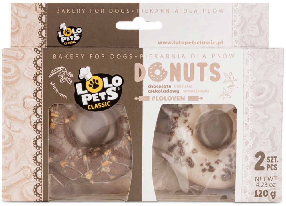    Lolo Pets Donuts - 2 x 60 g,      ,  1  - 
