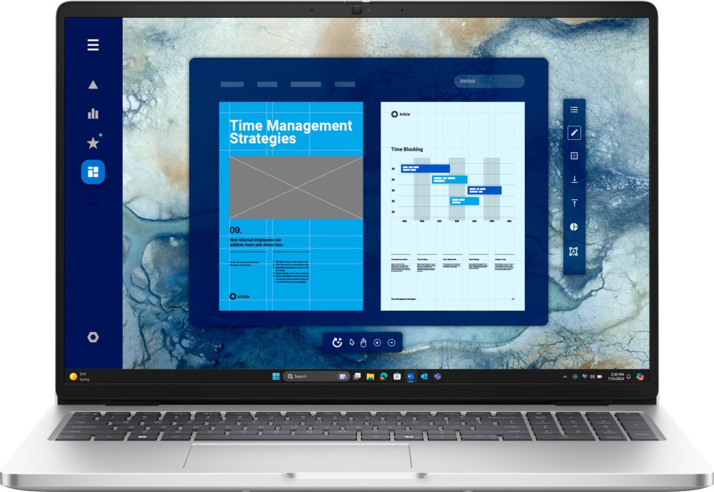 ������ Dell Pro 16 PC16250 - Intel Core Ultra 7 255U 2.0 GHz, 16" IPS 1920 x 1200, 60 Hz, 16 GB RAM DDR5, 1 �B SSD, Windows 11 Pro - 