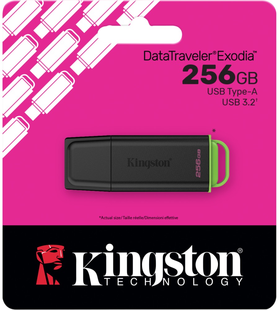 USB-A 3.2 Gen 1 флаш памет 256 GB Kingston DataTraveler Exodia G2 USB-A 3.2 Gen 1 флаш памет 256 GB Kingston DataTraveler Exodia G2 -