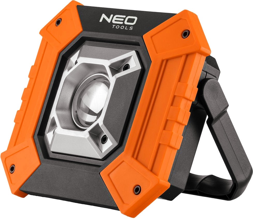 Акумулаторен LED прожектор с 3 функции 10 W Neo Tools Акумулаторен LED прожектор с 3 функции 10 W Neo Tools - 750 lm без батерии -