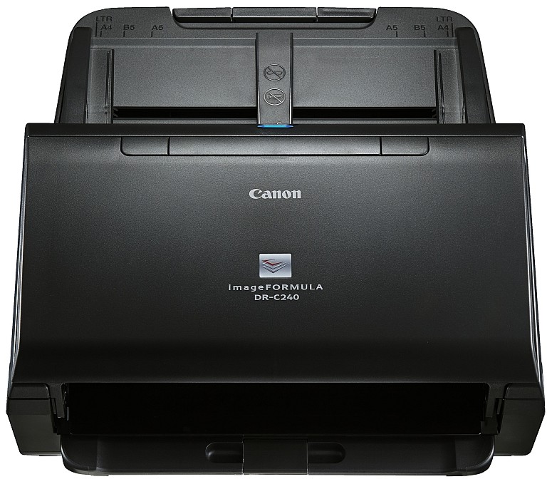 Скенер Canon imageFORMULA DR-C240 Скенер Canon imageFORMULA DR-C240 - 600 x 600 dpi, A4, двустранно сканиране, ADF, USB -