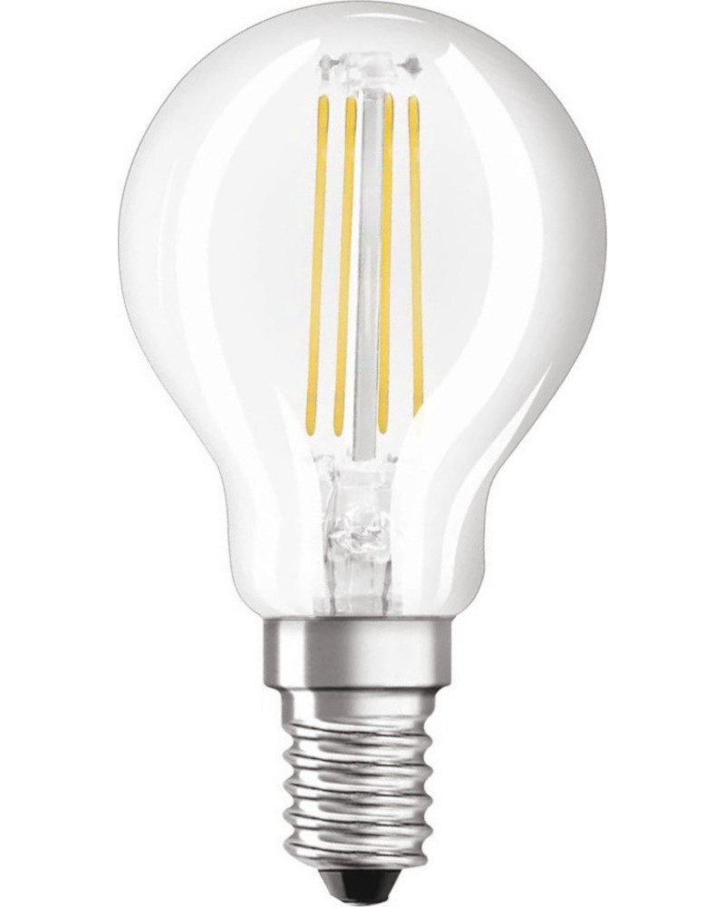 LED крушка LEDVANCE CL P FIL 60 827 E14 5.5 W 2700K LED крушка LEDVANCE CL P FIL 60 827 E14 5.5 W 2700K - 806 lm от серията Parathom -