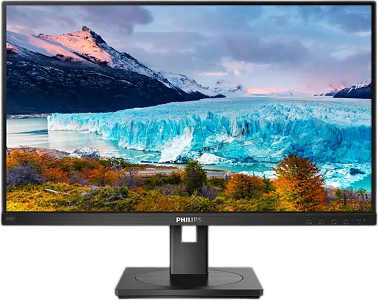 ������� Philips 242S1AE - 23.8", IPS, 100 Hz, 16:9, 1920 x 1080, 4 ms, HDMI, DisplayPort, VGA, DVI-D, Adaptive-Sync - 