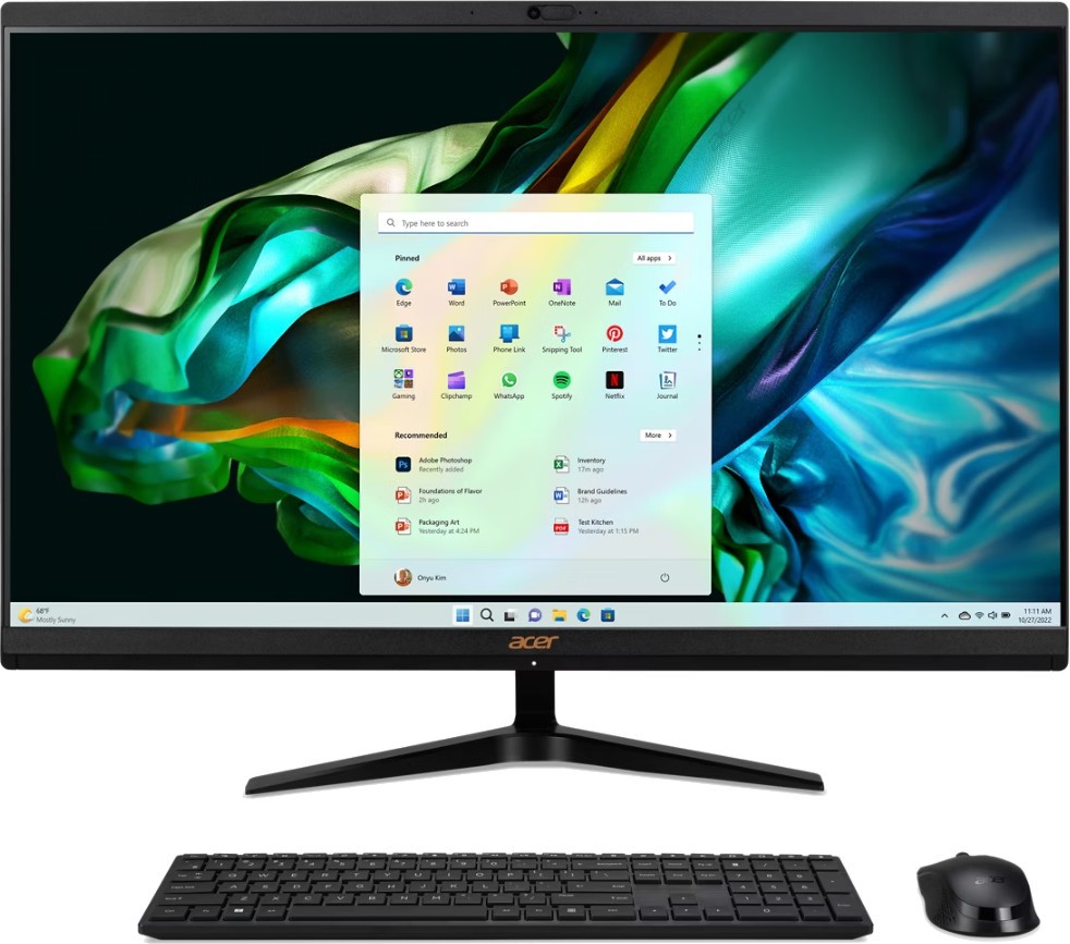   Acer Aspire C27-1800 - Intel Core i5-12450H 3.3 GHz, 16 GB RAM DDR4, 512 GB SSD, No OS - 